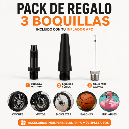Pack 3 boquillas